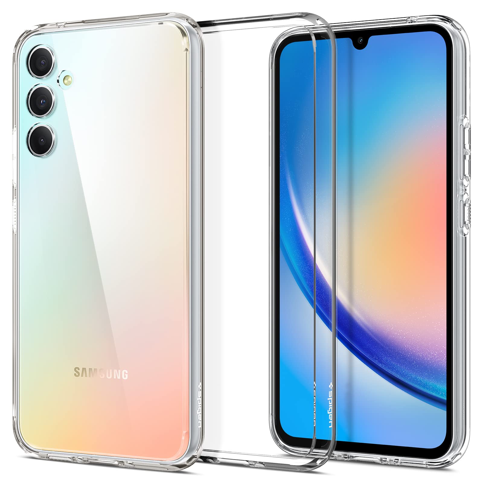 Spigen Galaxy A34 5G Case - Ultra Hybrid - Crystal Clear - image 1