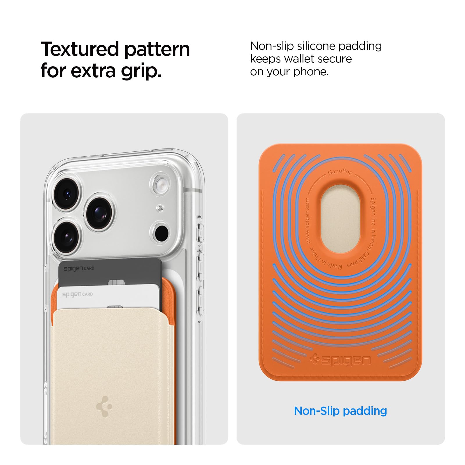 Spigen Caseology Nano Pop MagFit 2-Card Wallet - Orange Beige - image 7