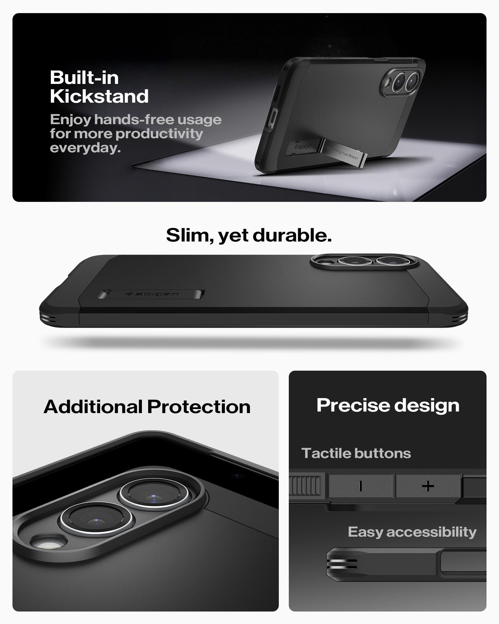 Spigen Galaxy S25 Edge Case Tough Armor MagFit - image 4