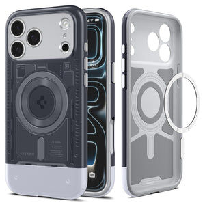 Spigen iPhone 17 Pro Case - Classic C1 (MagFit) - Graphite