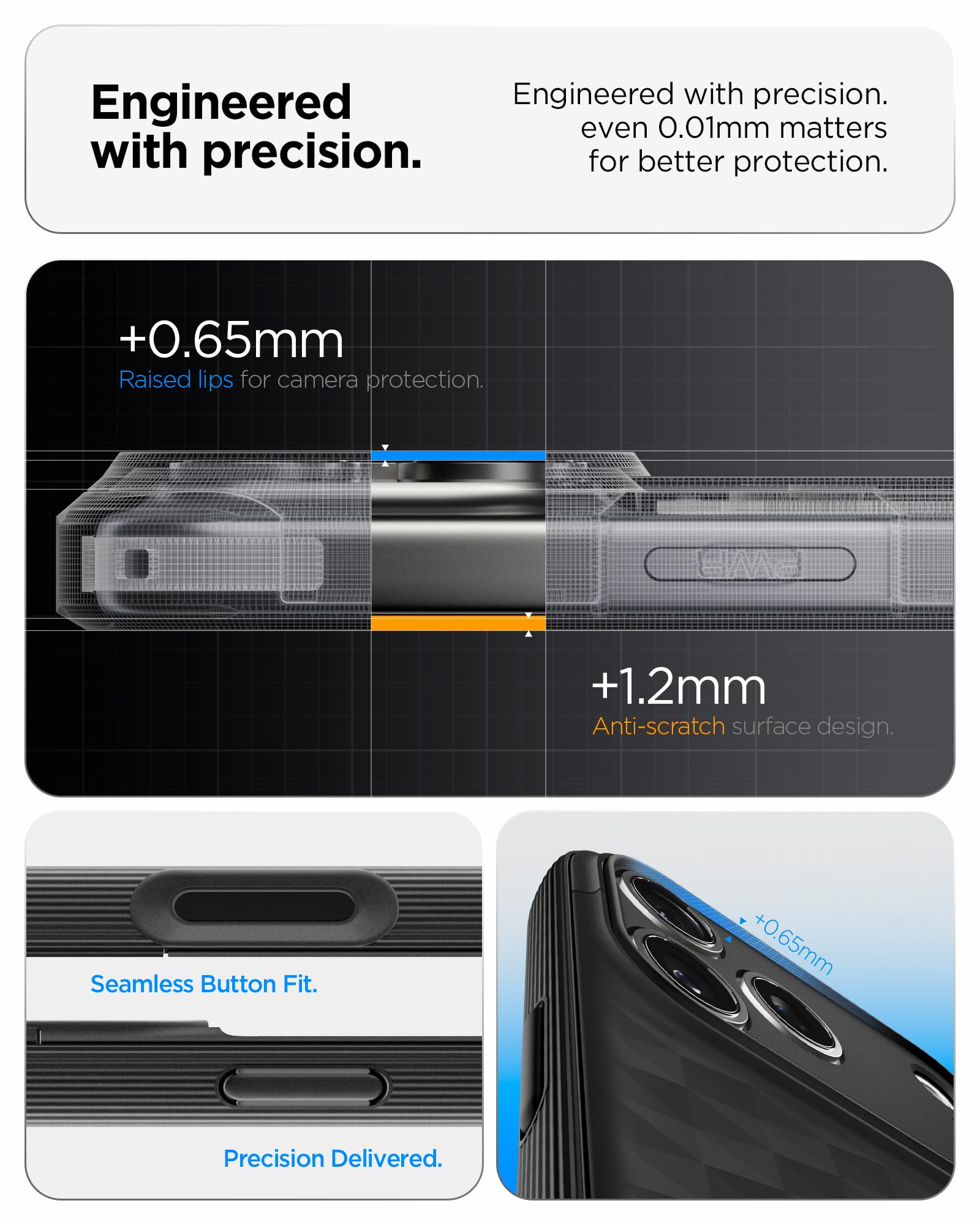 Spigen iPhone 17 Pro Max Case Parallax S MagFit - Matte Black - image 6