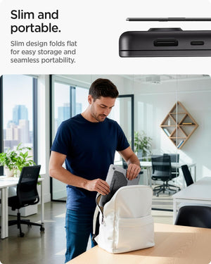 Spigen Slimfold LD201-S3 Laptop Stand for 11–16-Inch Laptops - Black - image 4