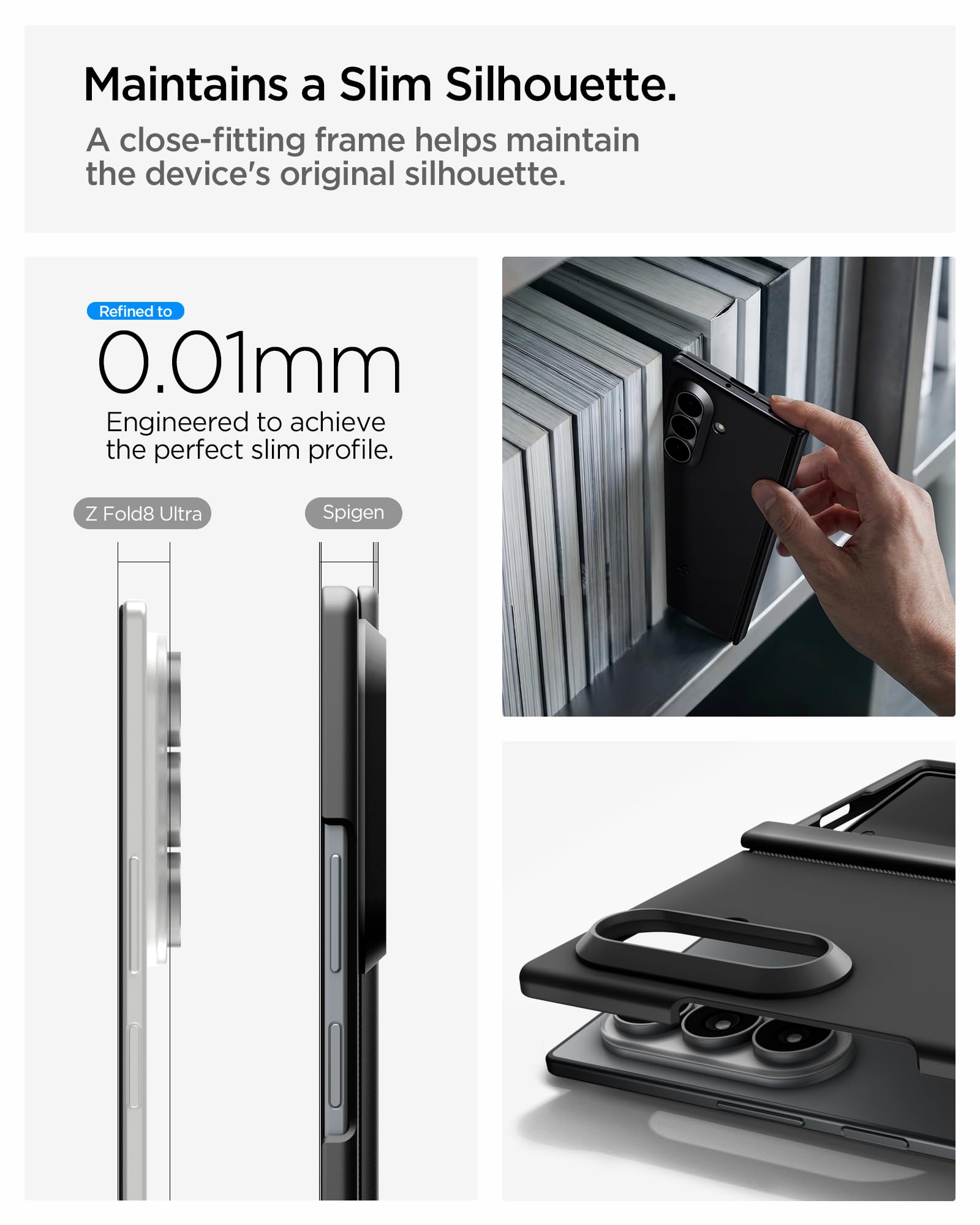 Spigen Galaxy Z Fold 8 Ultra Case Air Fit Pro MagFit - Black - image 5