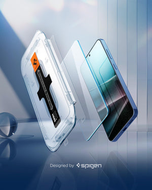 Spigen Galaxy S25 / S24 Screen Protector - Glas.tR EZ Fit Tempered Glass (2 Pack) - Clear - image 3