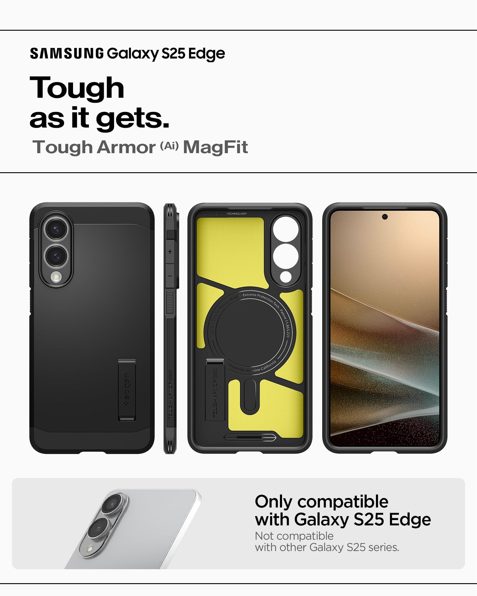 Spigen Galaxy S25 Edge Case Tough Armor MagFit - image 7