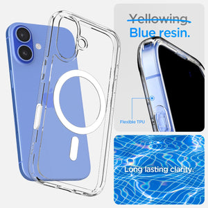 Spigen iPhone 16 Case Ultra Hybrid T MagFit - White - image 7