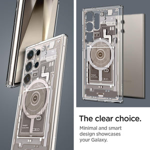 Spigen Galaxy S24 Ultra Case – Ultra Hybrid Metal Ring (MagFit) - Galaxy S24 Ultra - Zero One Natural Titanium - image 3