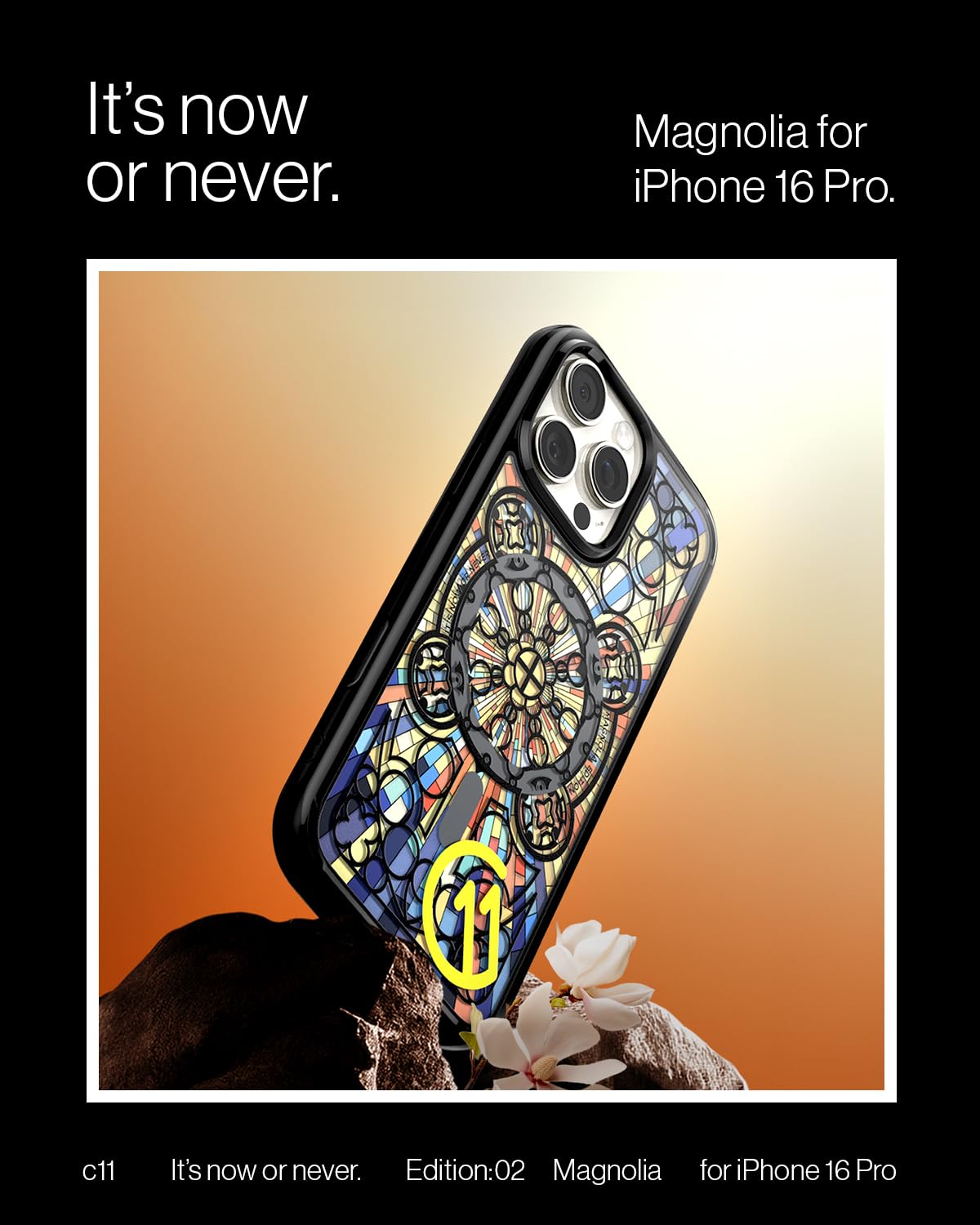 Spigen iPhone 16 Pro Case – Ultra Hybrid (MagFit) – Magnolia – detail image 1