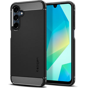 Spigen Galaxy A16 Series Case - Rugged Armor - Matte Black - image 1