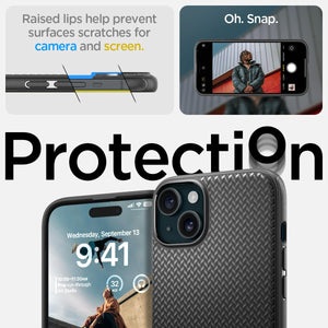 Spigen iPhone 15 / 14 Case Mag Armor MagFit - Matte Black - image 6
