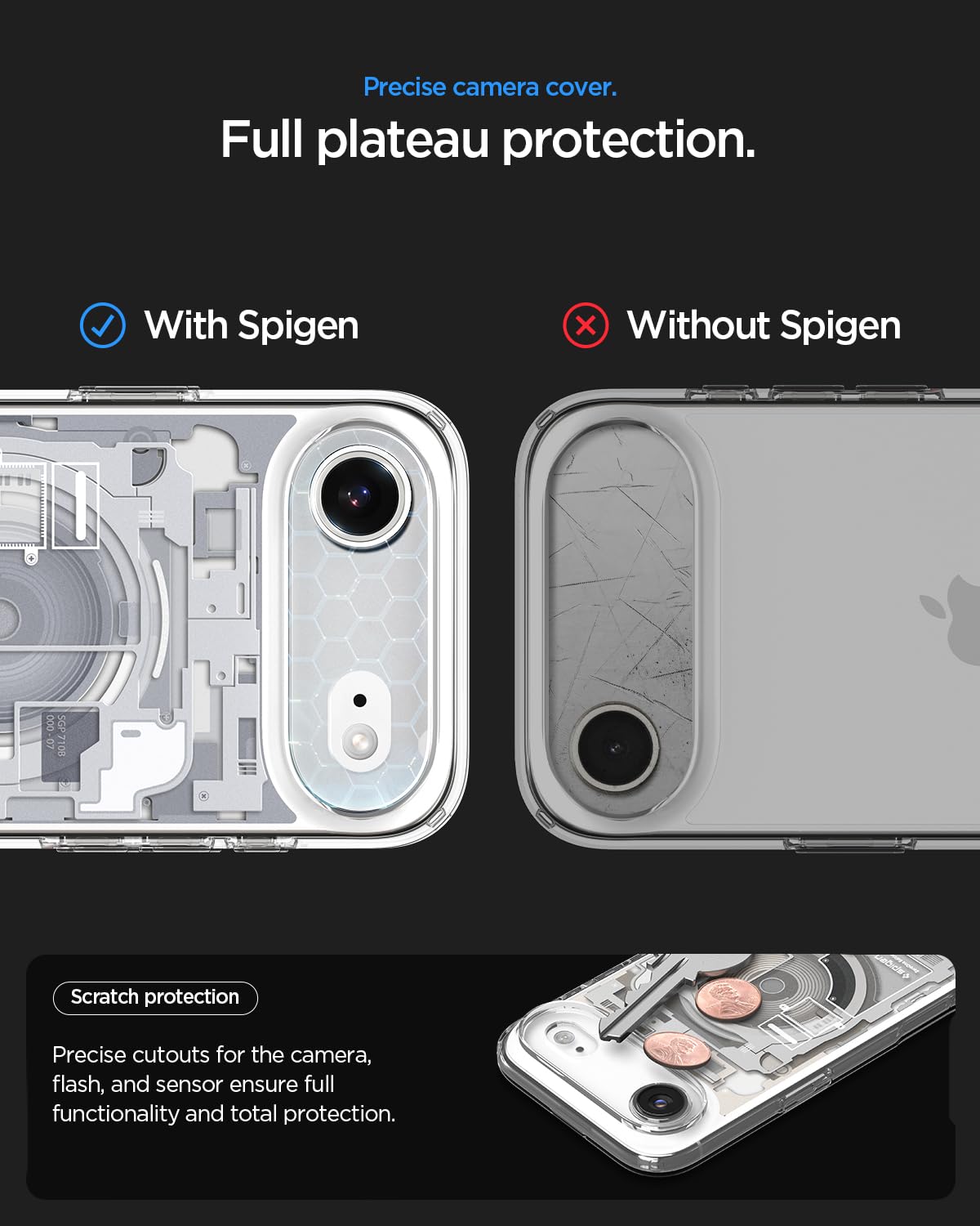 Spigen iPhone Air Case – Ultra Hybrid Zero One (MagFit) - Zero One White