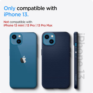 Spigen iPhone 13 Case Liquid Air - Navy Blue - image 2