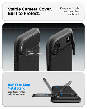 Spigen iPhone Air Case Optik Armor MagFit - Black - image 5
