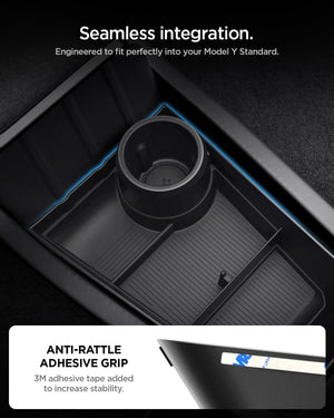Spigen Tesla Model Y Standard Lower Console Organizer - Black - image 4