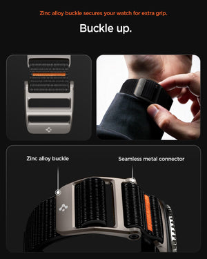 Spigen Galaxy Watch 9 Band - DuraPro Flex - Black DuraPro Flex - image 6
