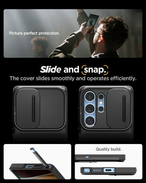 Spigen Galaxy S25 Ultra Optik Armor case - Black - image 7