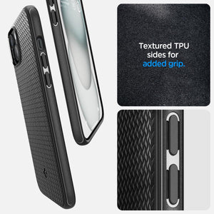 Spigen iPhone 15 / 14 Case Mag Armor MagFit - Matte Black - image 5