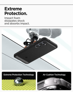 Spigen Galaxy S25 Plus Case - Rugged Armor MagFit - Matte Black - image 6
