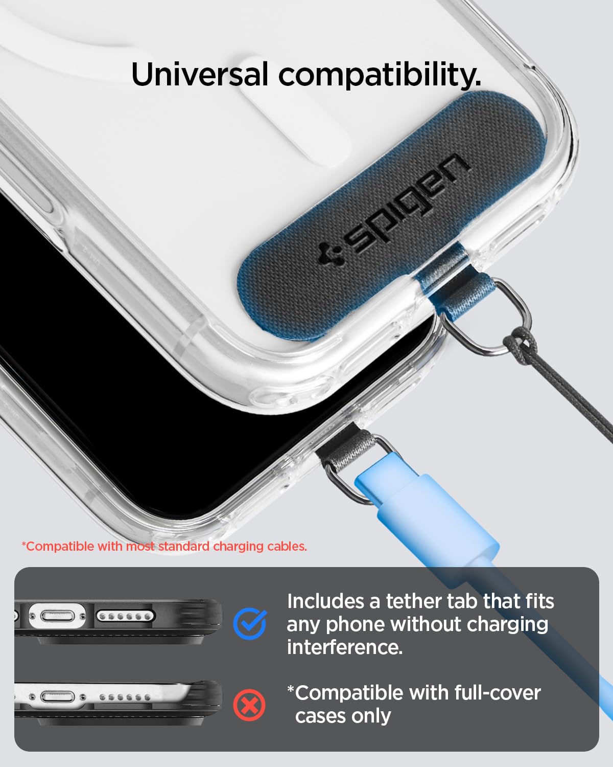 Spigen Universal Wrist Lanyard + ConTag - Black - image 3