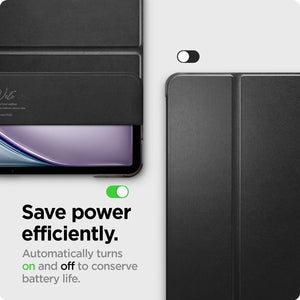 Spigen iPad Air 13-inch Liquid Air Folio case - Black - image 3