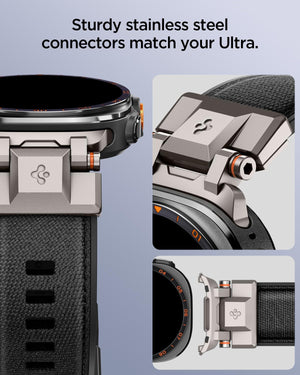 Spigen Galaxy Watch Ultra 2 & Ultra 47mm Band - DuraPro Armor - Black - image 7