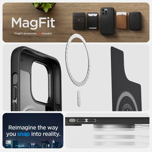 Spigen iPhone 14 Pro Max Case Mag Armor MagFit - Matte Black - image 6