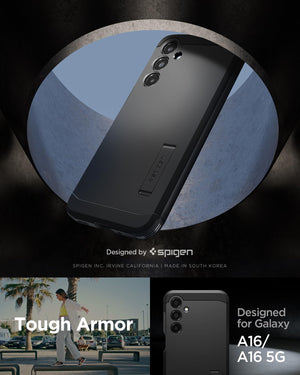 Spigen Galaxy A16 Series Case - Tough Armor - Black - image 2