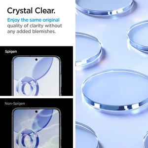 Spigen Galaxy A56 5G / S24 FE Screen Protector - Glas.tR EZ Fit Tempered Glass (2 Pack) - Clear - image 6