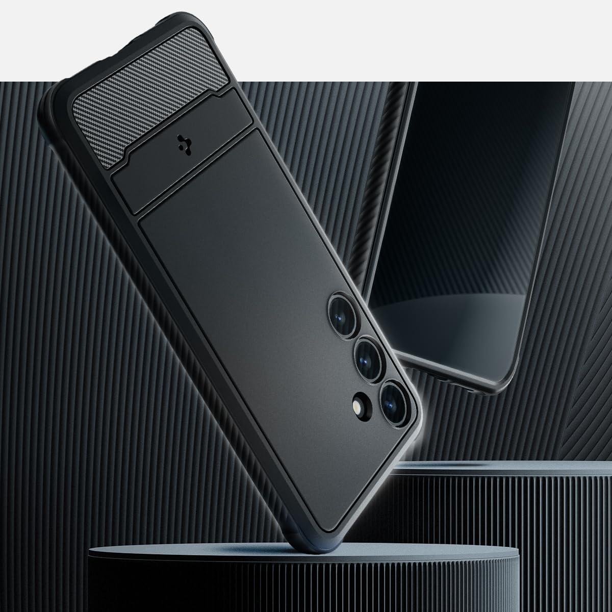 Spigen Galaxy S24 Case – Rugged Armor – Matte Black – detail image 2