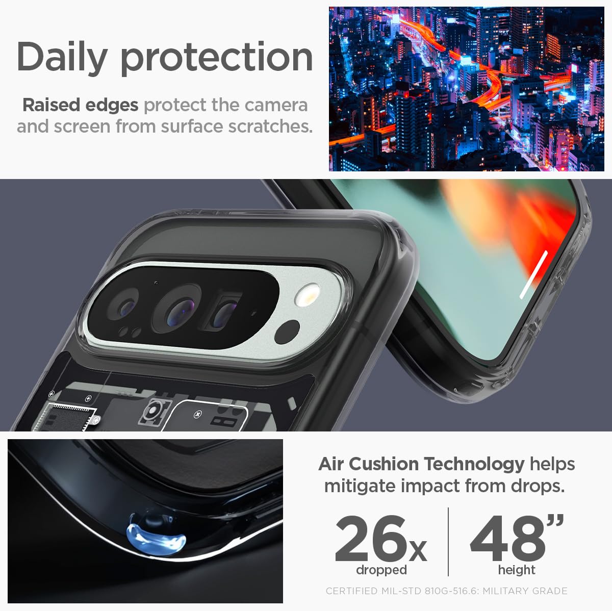 Spigen Ultra Hybrid Google Pixel 9 Pro XL Phone Case - Zero One - image 6