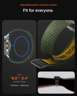 Spigen Galaxy Watch 9 Band - Athlex Air - Active Green Athlex Air - image 5