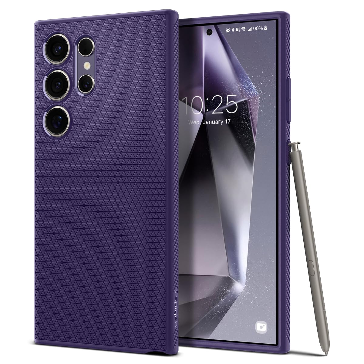 Galaxy S24 Ultra – Deep Purple – white-background main image