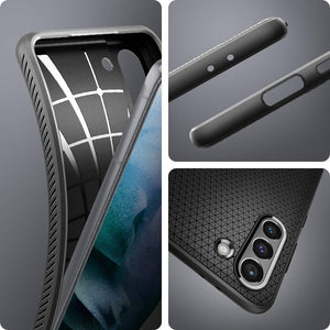 Spigen Galaxy S21 Case - Liquid Air - Matte Black - image 6