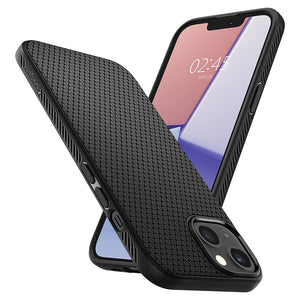 Spigen iPhone 13 Case Liquid Air - Matte Black - image 4