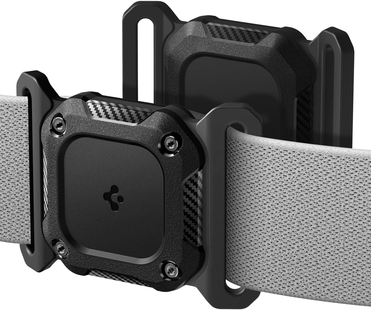Spigen AirTag 2/1 Accessory Tough Armor IP Pet Collar Mount (Waterproof, 2026 / 2021 Compatible)