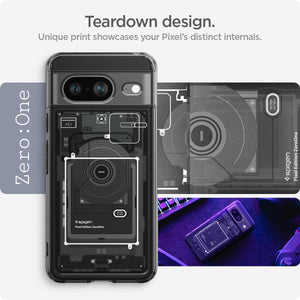 Spigen Ultra Hybrid MagFit Google Pixel 8 Phone Case - Zero One - image 3