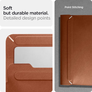 Spigen Valentinus 14-Inch Laptop Sleeve - Classic Brown - image 3