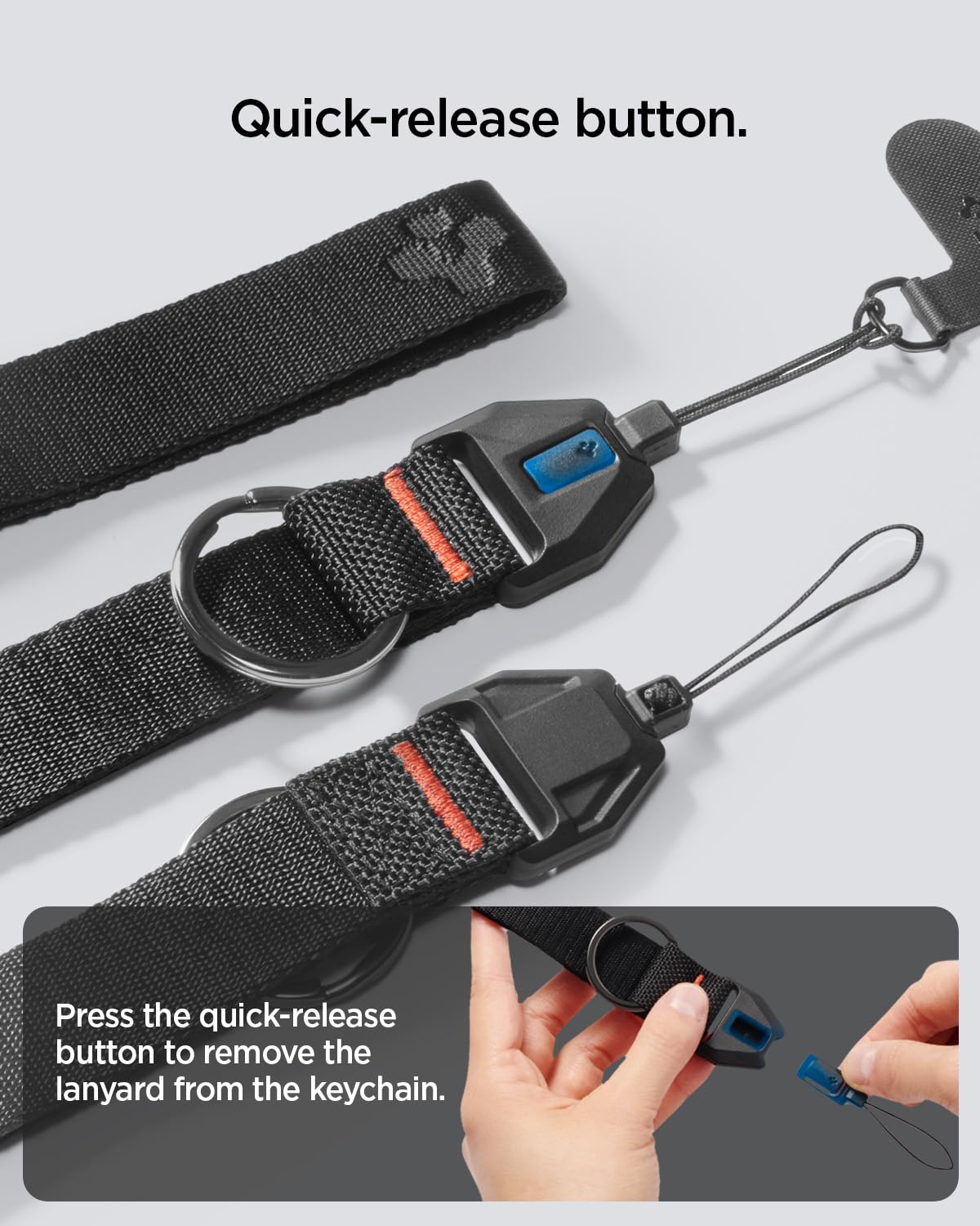 Spigen Universal Wrist Lanyard + ConTag - Black - image 6