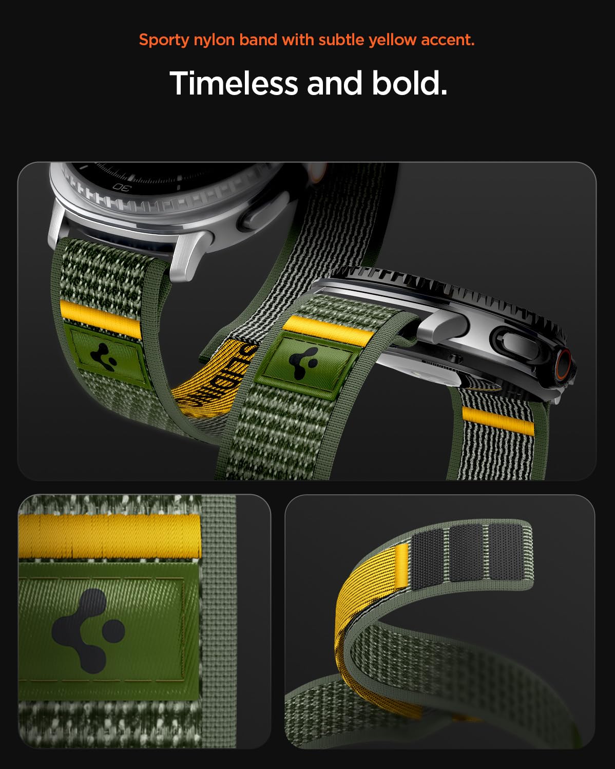 Spigen Galaxy Watch 9 Band - Athlex Air - Active Green Athlex Air - image 6