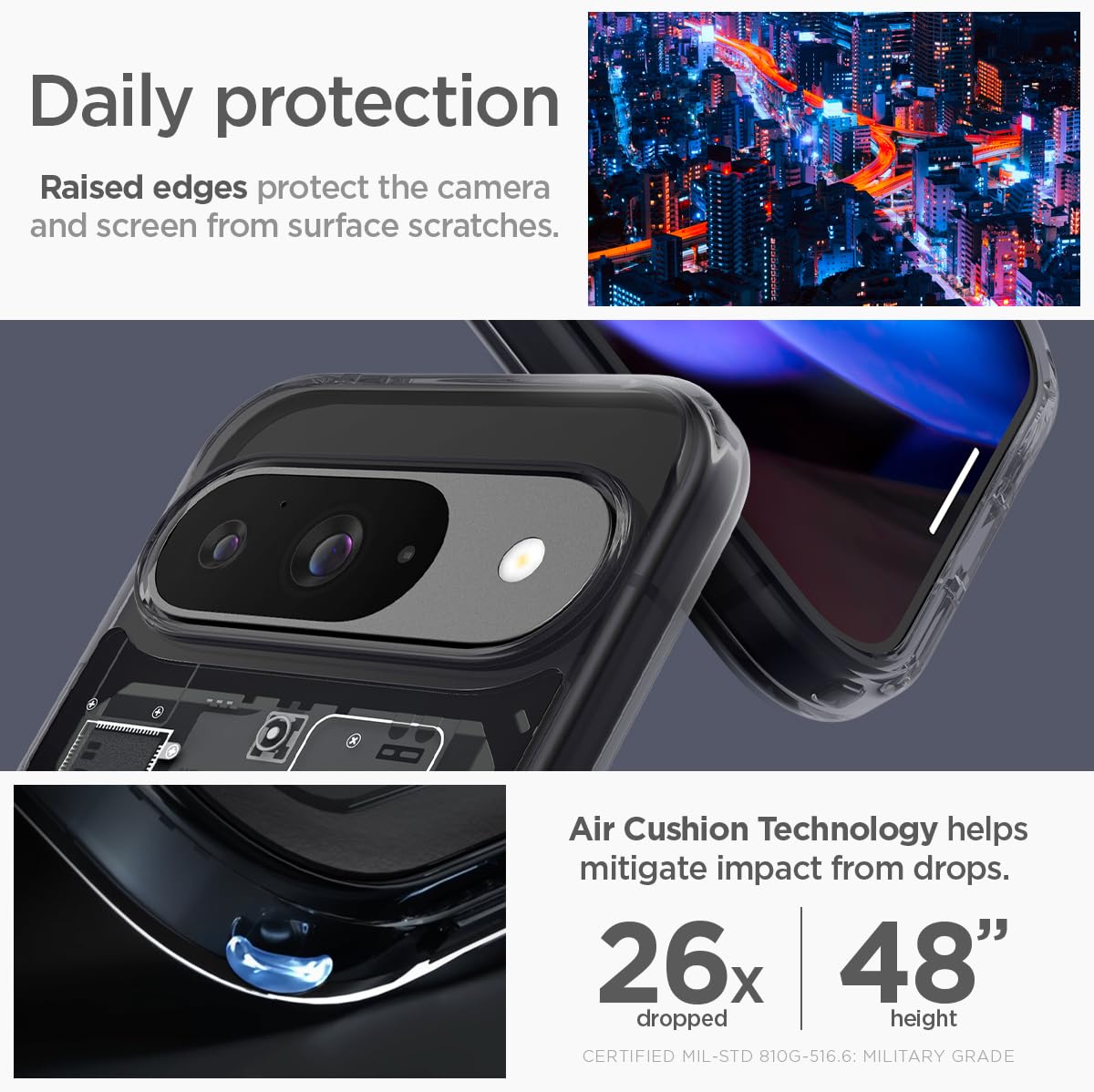 Spigen Google Pixel 9 Pro / Pixel 9 Case Ultra Hybrid - Zero One - image 6