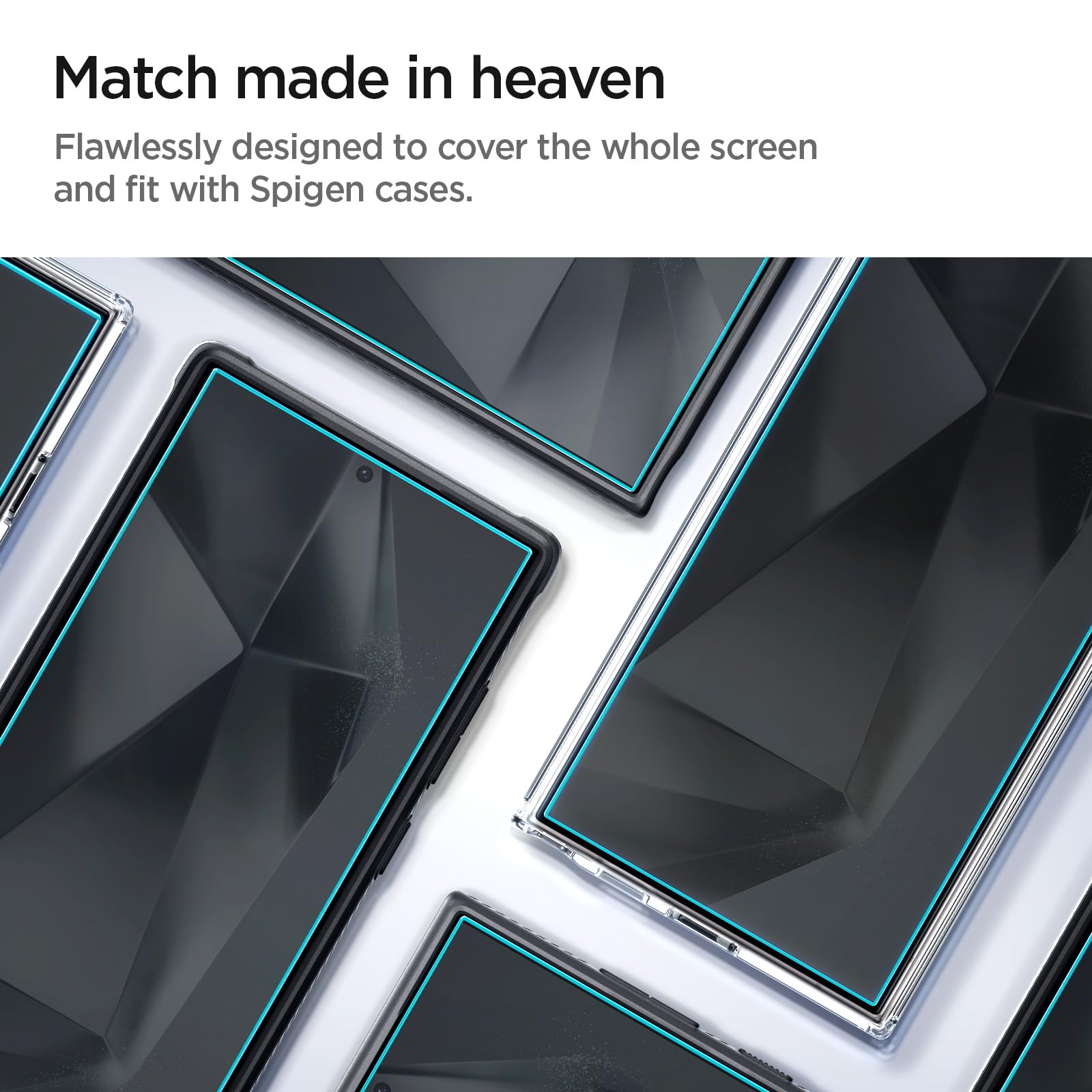 Spigen Galaxy S24 Ultra Screen Protector - Glas.tR EZ Fit (2 Pack) - Clear - image 5