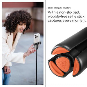 Spigen S541W Auto-Open Selfie Stick Tripod with Bluetooth Remote - Black - image 5