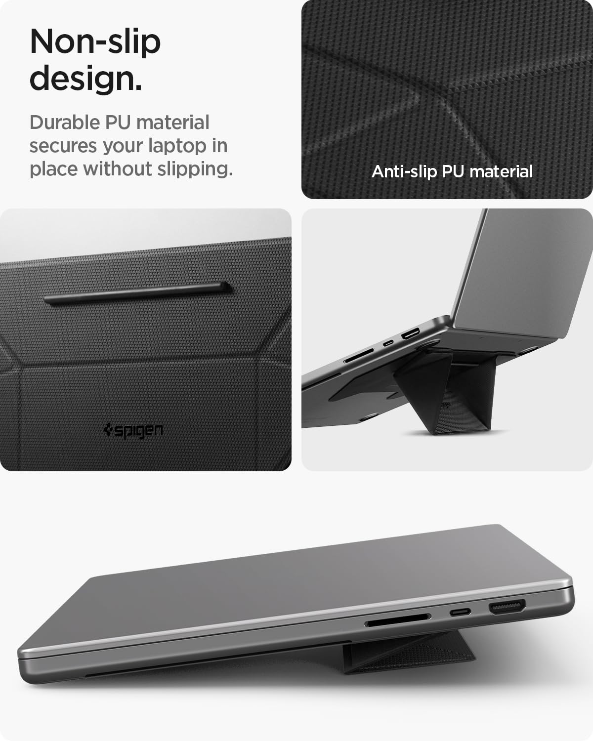 Spigen Slimfold LD201-S3 Laptop Stand for 11–16-Inch Laptops - Black - image 6