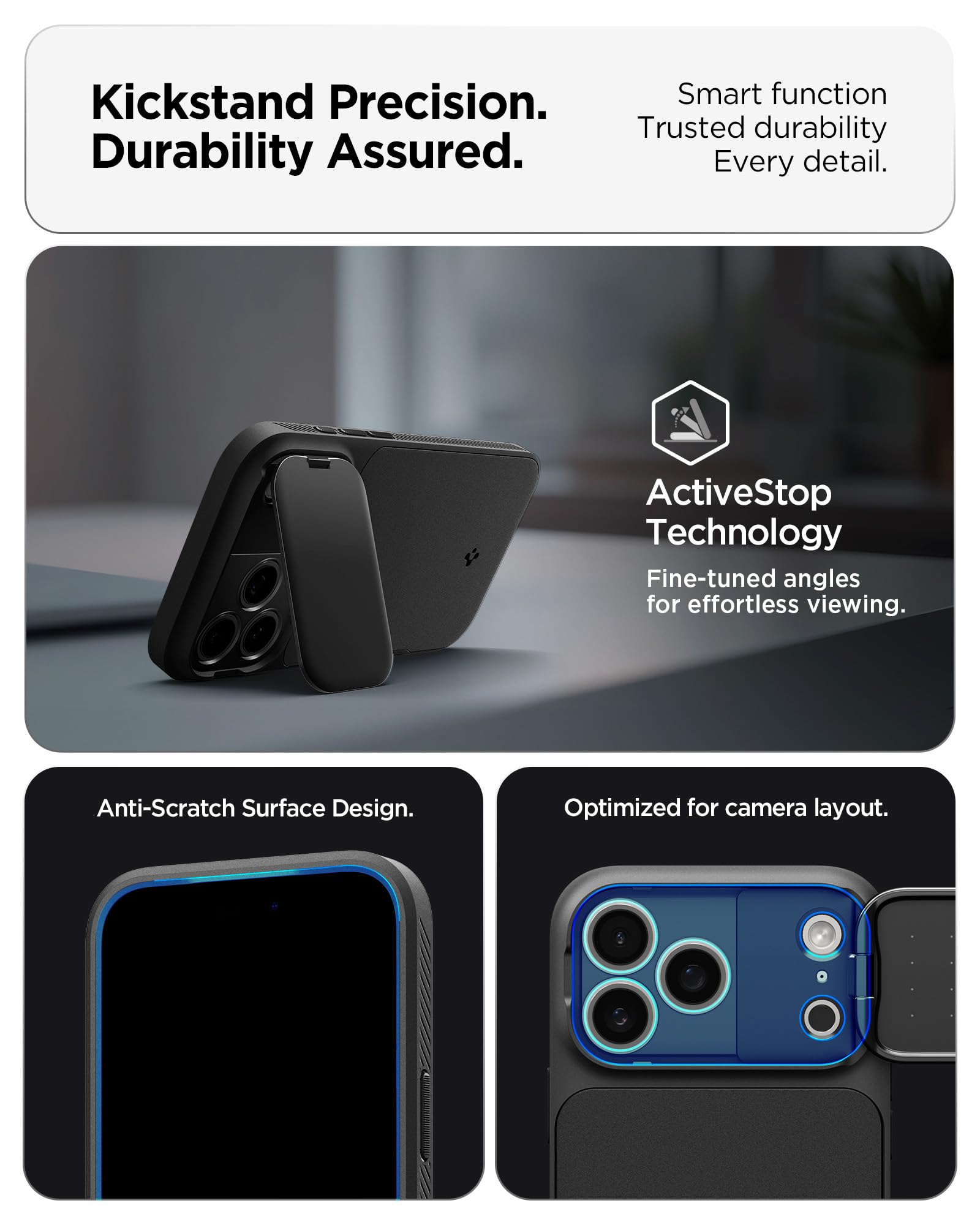 Spigen iPhone 17 Pro Case Optik Armor MagFit - Black - image 6