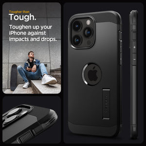 Spigen Tough Armor (MagFit) case for iPhone 15 Pro Max in Black – detail image 2