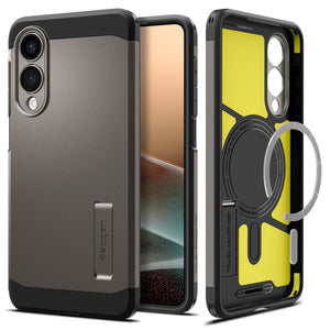 Spigen Galaxy S25 Edge Case Tough Armor MagFit - Gunmetal image 1