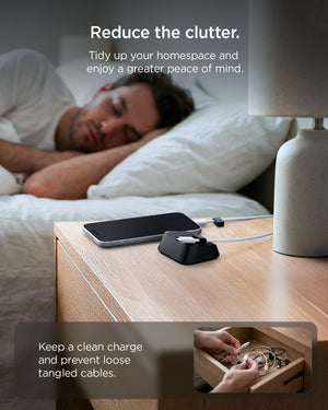 Spigen Magnetic Desktop Cable Holder - Black - image 4