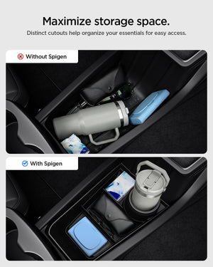 Spigen Tesla Model Y Standard Lower Console Organizer - Black - image 3