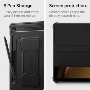 Spigen Galaxy Tab S10 Lite / Tab S9 FE Case Rugged Armor Pro - image 7