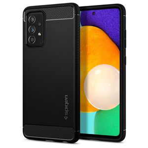 Spigen Galaxy A52 Series Case - Rugged Armor - Matte Black - image 1